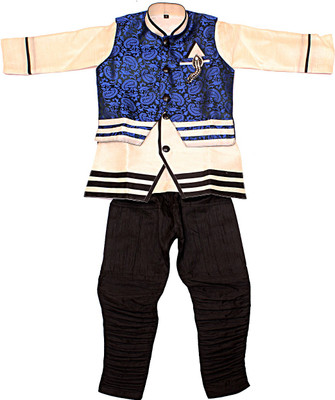 

Babeezworld Self Design Sherwani, Blue