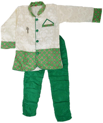 

Nut Khut Embroidered Sherwani, Green
