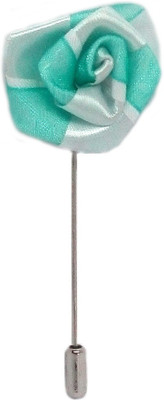 

Blacksmith Two Tone Mint Green Flower Lapel Pin Brooch(Green)