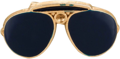 

Avaron Projekt Blue Aviator Stainless Steel Sliding Pin Shirt Stud(Blue)