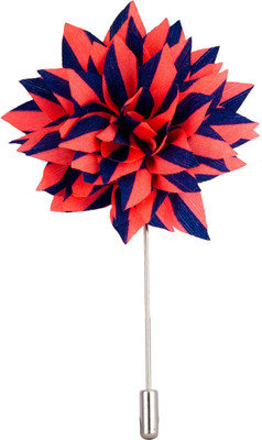 

Avaron Projekt Handmade Pink And Royal Blue Flower Stainless Steel Sliding Pin Shirt Stud(Pink, Blue)