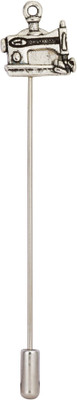 

Avaron Projekt Handmade Silver Sewing Machine Stainless Steel Sliding Pin Shirt Stud(Silver)