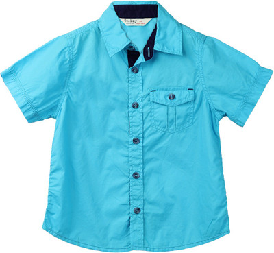 

Beebay Boys Solid Casual Shirt, Turq