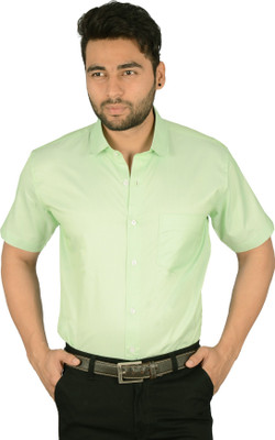

Studio Nexx Men's Solid Formal Light Green Shirt