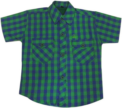 

Fashionitz Baby Girls Striped Casual Green Shirt