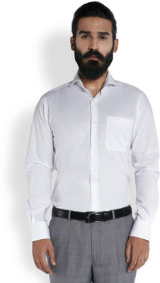 

Raymond Men's Solid Formal White Shirt