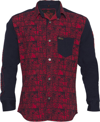 

Lumber Boy Boys Printed Casual Red Shirt