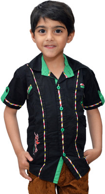 

Crux & Hunter Boy's Graphic Print Casual Multicolor Shirt