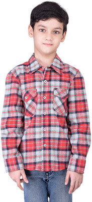 Oxolloxo Boys Checkered Casual Multicolor Shirt