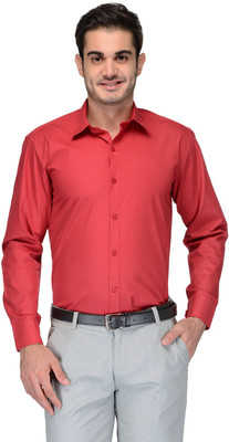 

FabTag - Being Fab Men's Solid Casual Red Shirt