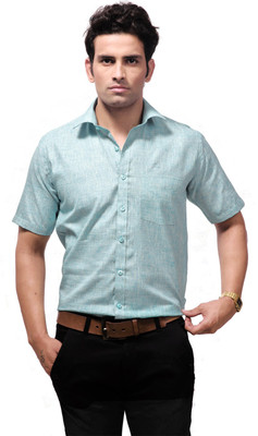 

Zeal Men's Solid Formal Light Blue Shirt, Light turquoise