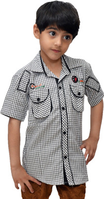 

Crux & Hunter Boy's Checkered Casual Multicolor Shirt