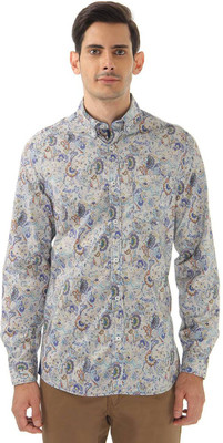 

London Fog Men's Printed Casual Multicolor Shirt, Multi print