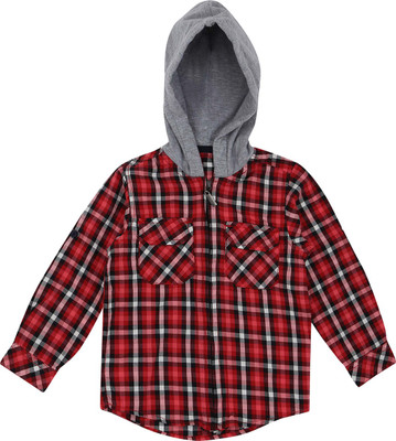 

Life by Shoppers Stop Boys Checkered Casual Red Shirt