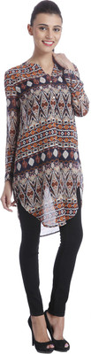 

Only Women's Printed Casual White Shirt, Cloud dancer