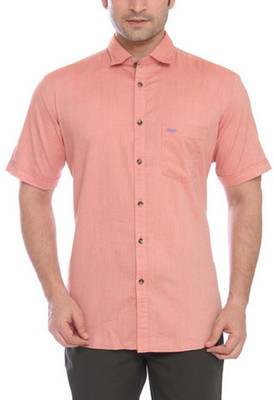 

Park Avenue Men's Solid Formal Shirt, Orange