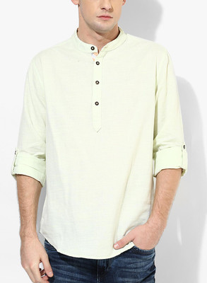 

Jack & Jones Men's Solid Casual Green Shirt, Mint