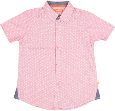 

Scullers Kids Boys Casual White, Red Shirt