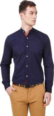 FabTag - ELEPANTS Men Solid Casual Red Shirt