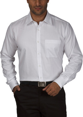 

Raymond Men's Solid Formal Collared Shirt, White