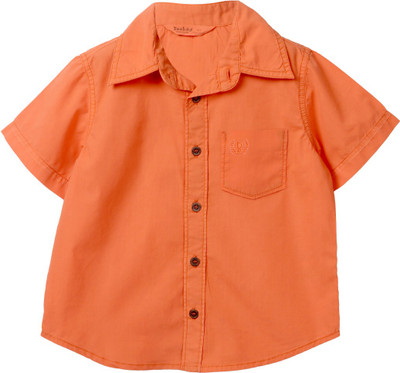 

Beebay Boys Solid Casual Orange Shirt