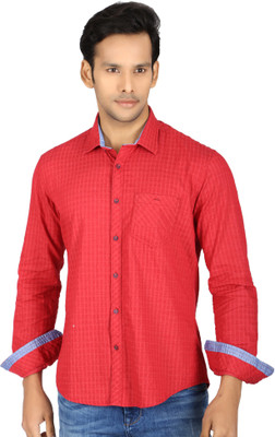 

Killer Men's Checkered Casual Red Shirt