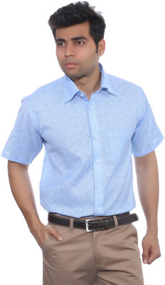 

Studio Nexx Men's Checkered Formal Blue Shirt, Royal blue