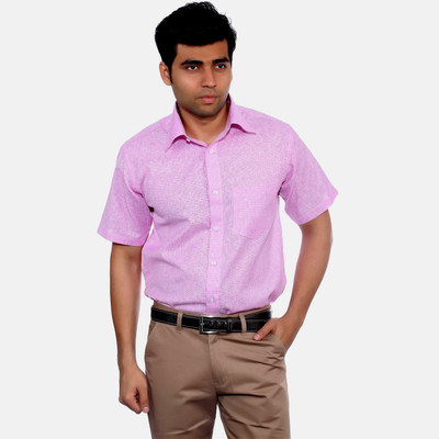 

Studio Nexx Men's Woven, Checkered Formal Purple Shirt, Lavender