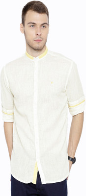 

Fifty Two Men's Solid Casual White Shirt