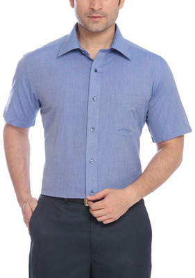 

Park Avenue Men's Solid Formal Shirt, Blue