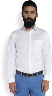 

Raymond Men's Solid Formal White Shirt