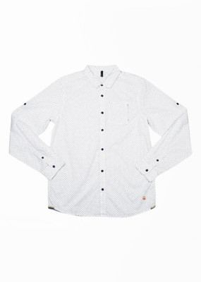

United Colors of Benetton. Boys Polka Print Casual Shirt, White