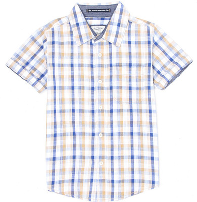 

Pepe Jeans Boys Checkered Casual White Shirt