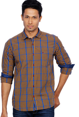 

D'Indian Club Men's Checkered Casual Multicolor Shirt, Multicolor checks