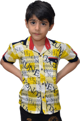 

Crux & Hunter Boy's Graphic Print Casual Multicolor Shirt
