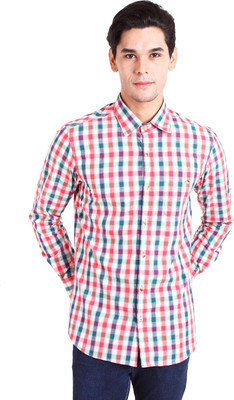 

Chokore Men Checkered Casual Green Shirt
