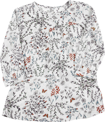 

Lee Cooper Juniors Girls Printed Casual Multicolor Shirt, Off white