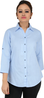 

Download Apparel Women's Solid Formal Blue Shirt