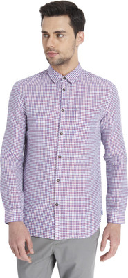 

Jack & Jones Men's Checkered Casual Pink Shirt
