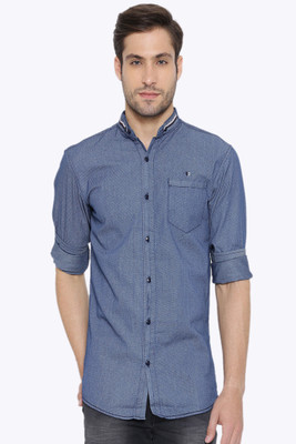 

Fifty Two Men's Solid Casual Blue Shirt, Royal blue.