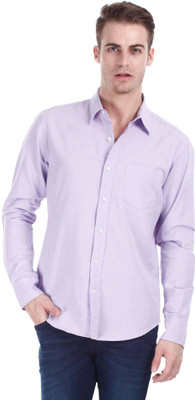 

Zobello Men's Solid Casual Shirt, Lavender