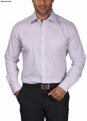 

Park Avenue Men's Checkered Formal Purple Shirt