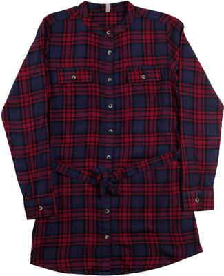 

Lee Cooper Juniors Girls Casual Shirt, Red