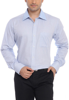 

Raymond Men's Solid Formal Blue Shirt