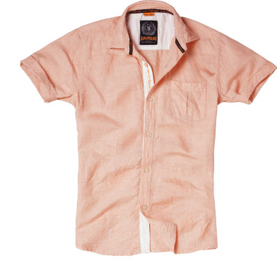 

SuperYoung Boys Striped Casual Orange Shirt