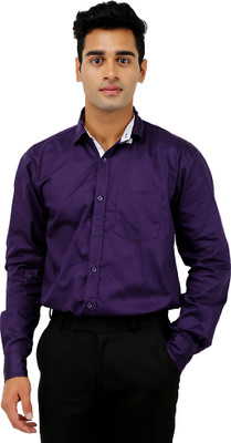 purple shirt outfit men