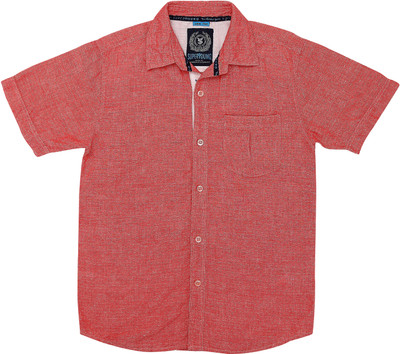 

SuperYoung Boys Striped Casual Red Shirt