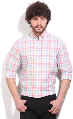 

Gant Men's Checkered Casual Multicolor Shirt, 343