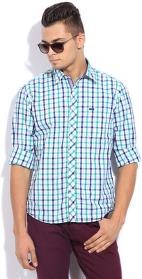

Pepe Jeans Men's Checkered Casual Green, White Shirt