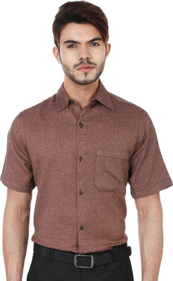 

Reevolution Men's Woven Casual Normal Collar Shirt, Rust